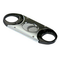 Silver and Gun Metal Gray Polished Cigar Cutter